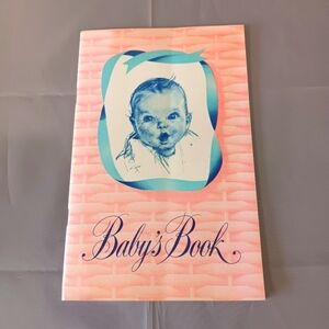 VTG GERBER Baby Book Caring for, Height Weight Record Birth Certificate 1955